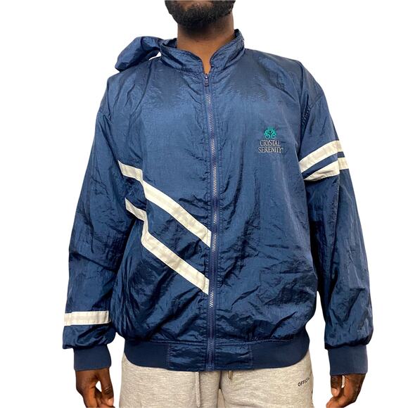 Vintage crystal serenity cruise windbreaker L - Picture 1 of 4